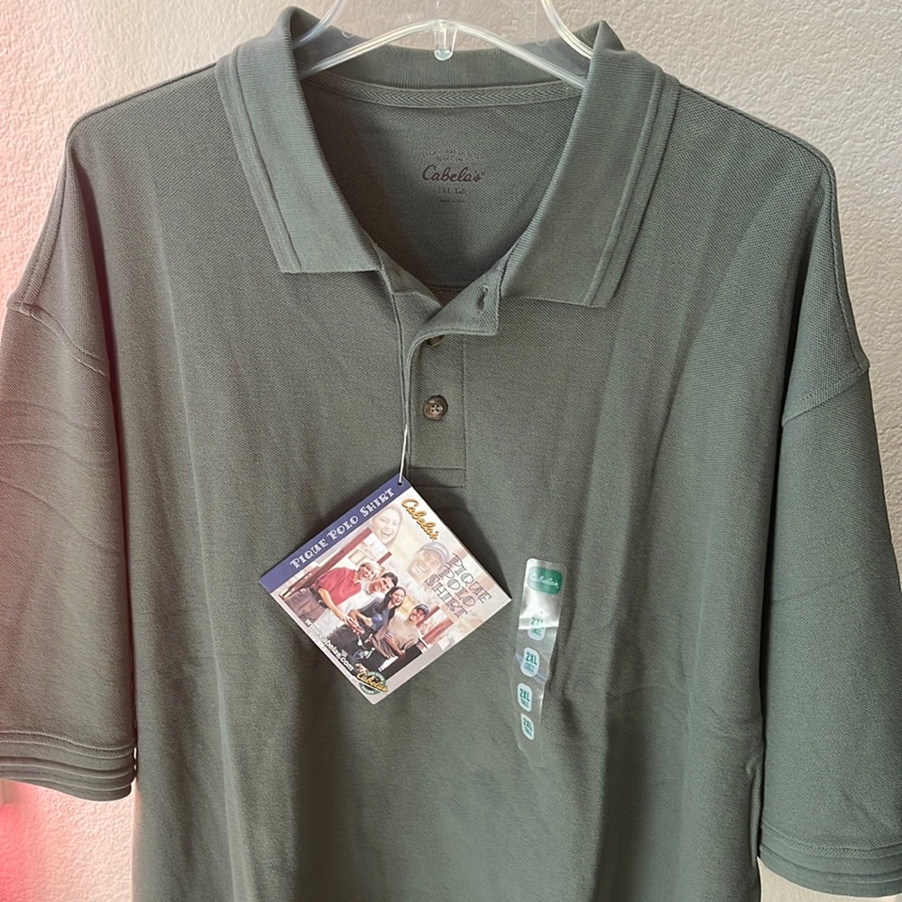 CABELA’S - Pique Polo Shirt - Best Quality Soft Fabric - New with Tags